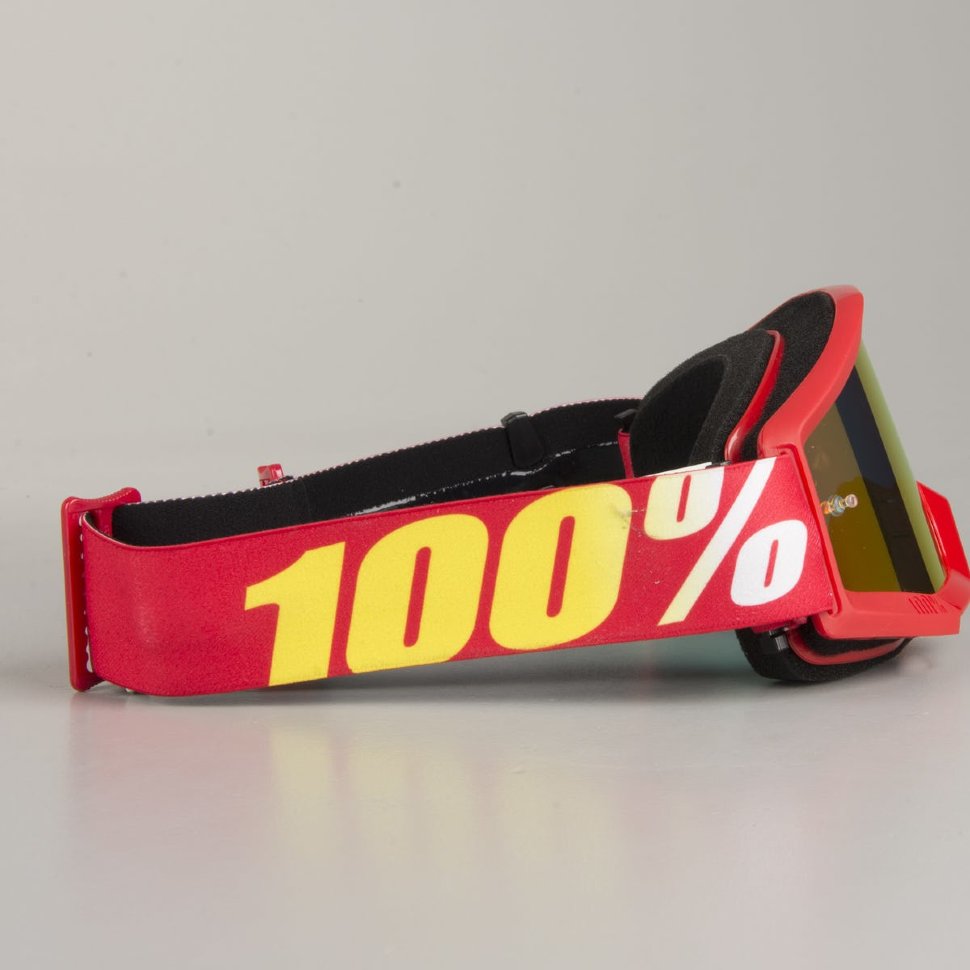 Мото очки 100% Strata Furnace Mirror Lens Red (50410-232-02)