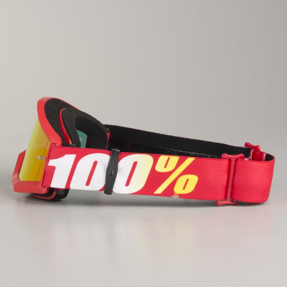 Мото очки 100% Strata Furnace Mirror Lens Red (50410-232-02)