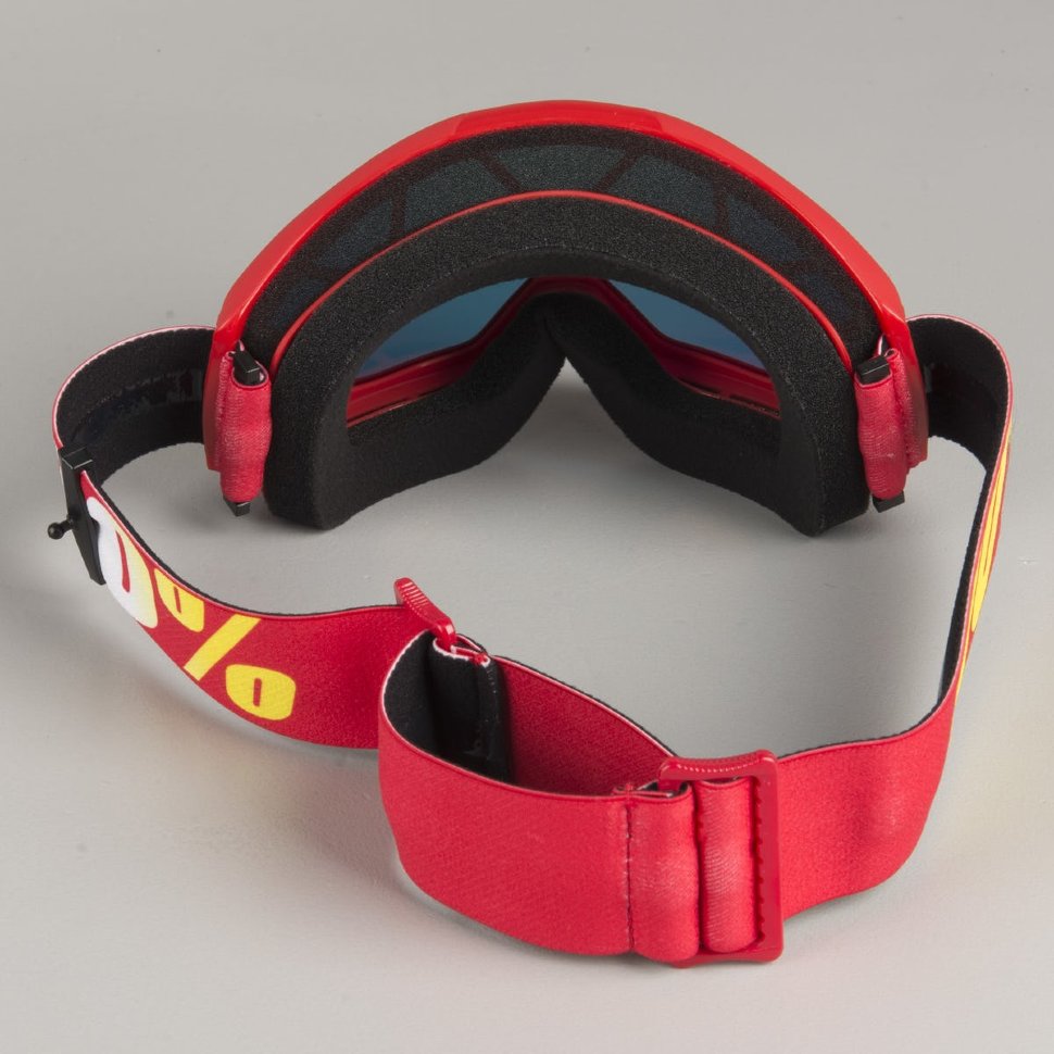 Мото очки 100% Strata Furnace Mirror Lens Red (50410-232-02)