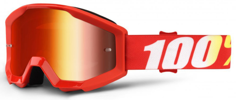 Мото окуляри 100% Strata Furnace Mirror Lens Red (50410-232-02)