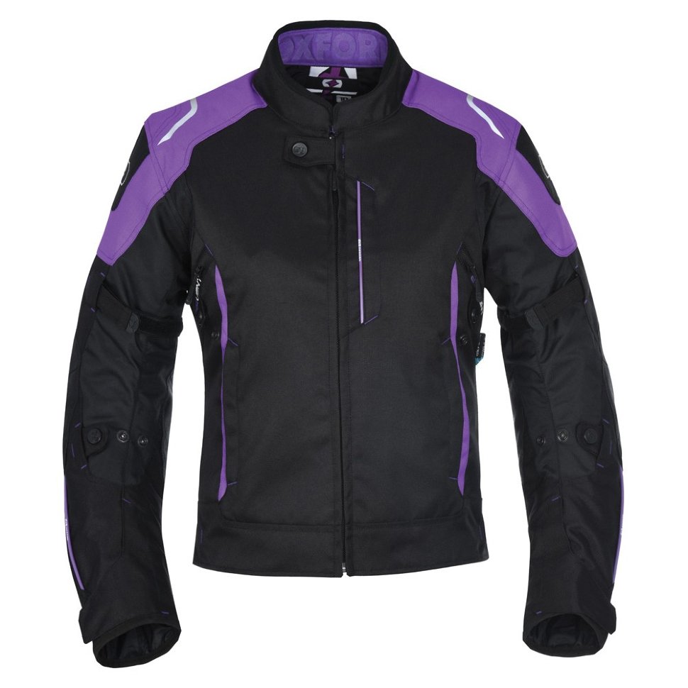Мотокуртка женская Oxford Girona 1.0 WS Short Jkt Black/Purple