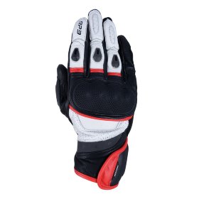 Мотоперчатки кожаные Oxford RP-3 2.0 MS Short Sports Glove Black/White/Red