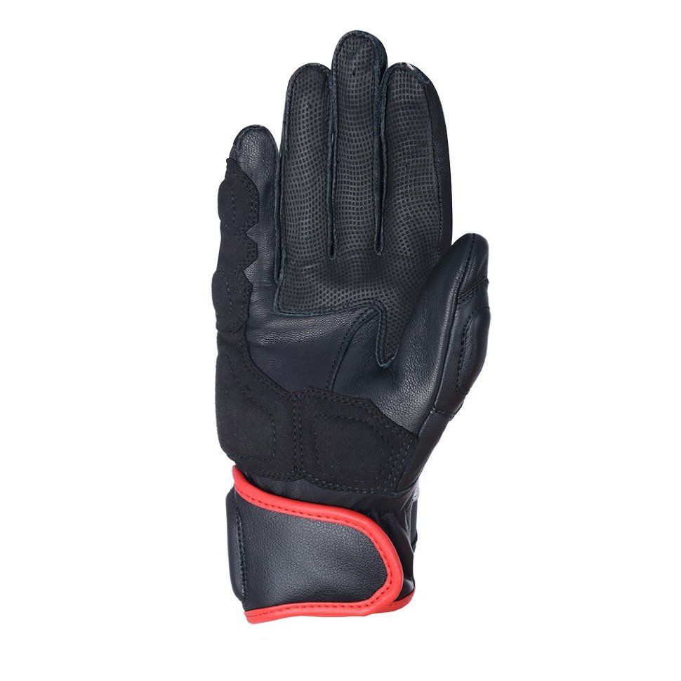 Мотоперчатки кожаные Oxford RP-3 2.0 MS Short Sports Glove Black/White/Red