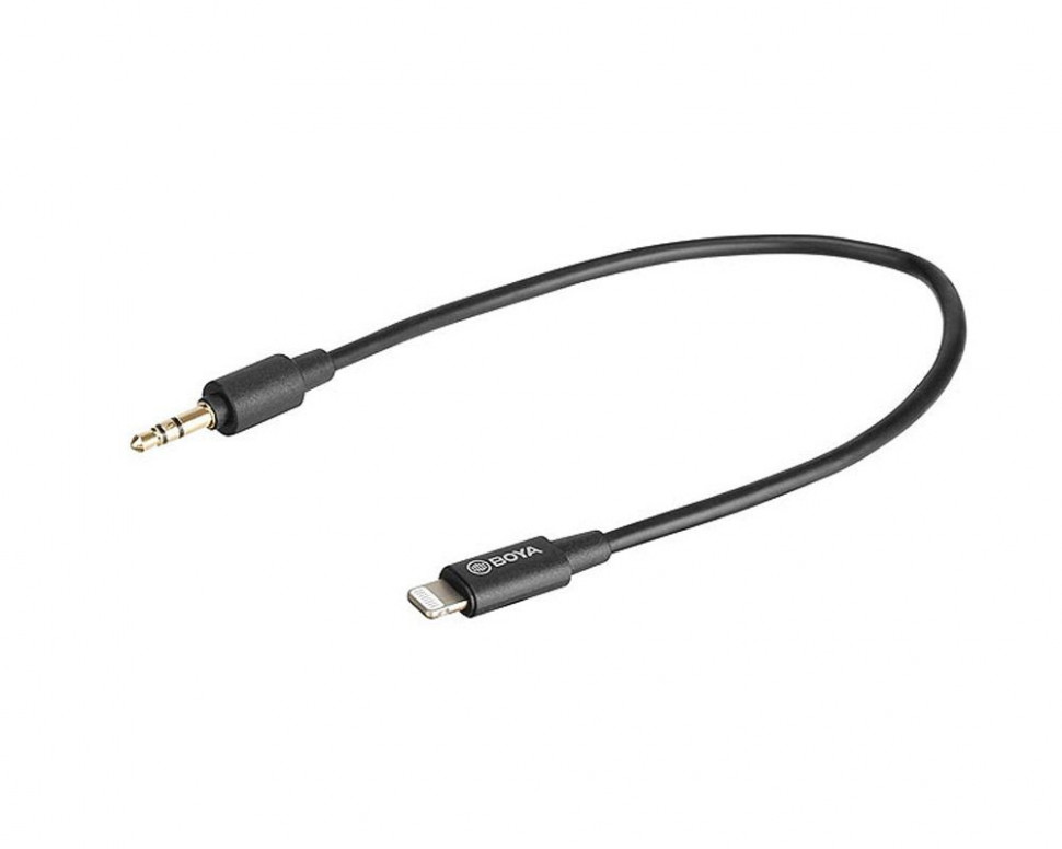 Адаптер Boya BY-K1 c 3.5 мм на Lightning