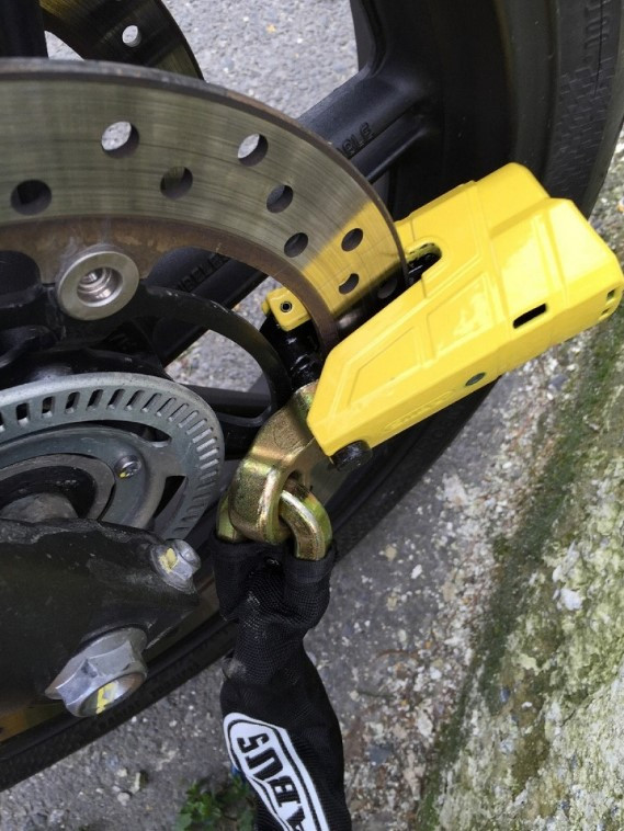 Мотозамок с сигнализацией ABUS 8077 Granit Detecto X-Plus Blue (718045)