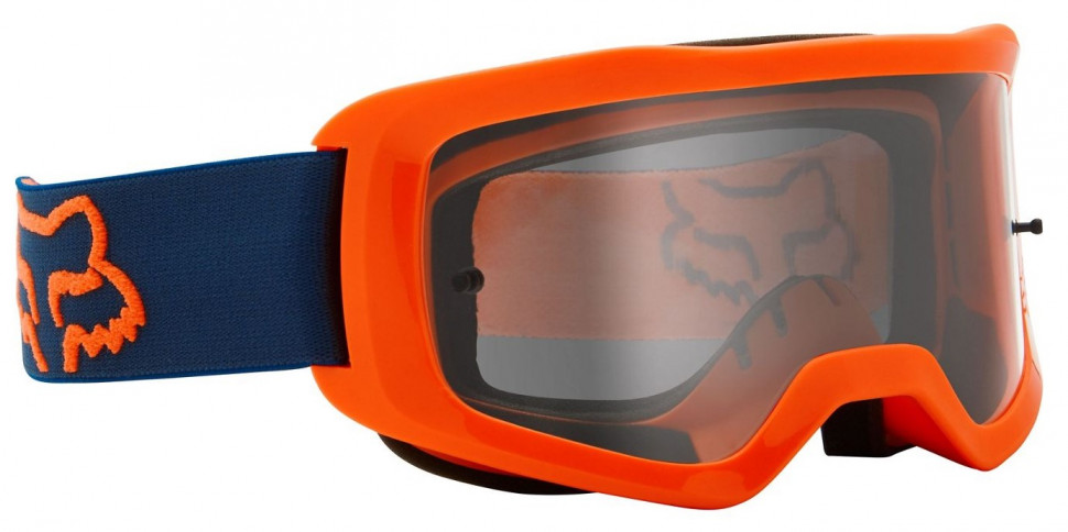 Дитячі мото окуляри FOX YTH Main II Stray Goggle Flo Orange Clear Lens (26472-824-OS)