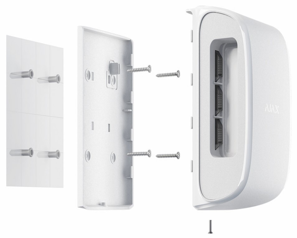 Датчик двунаправленный беспроводной Ajax DualCurtain Outdoor