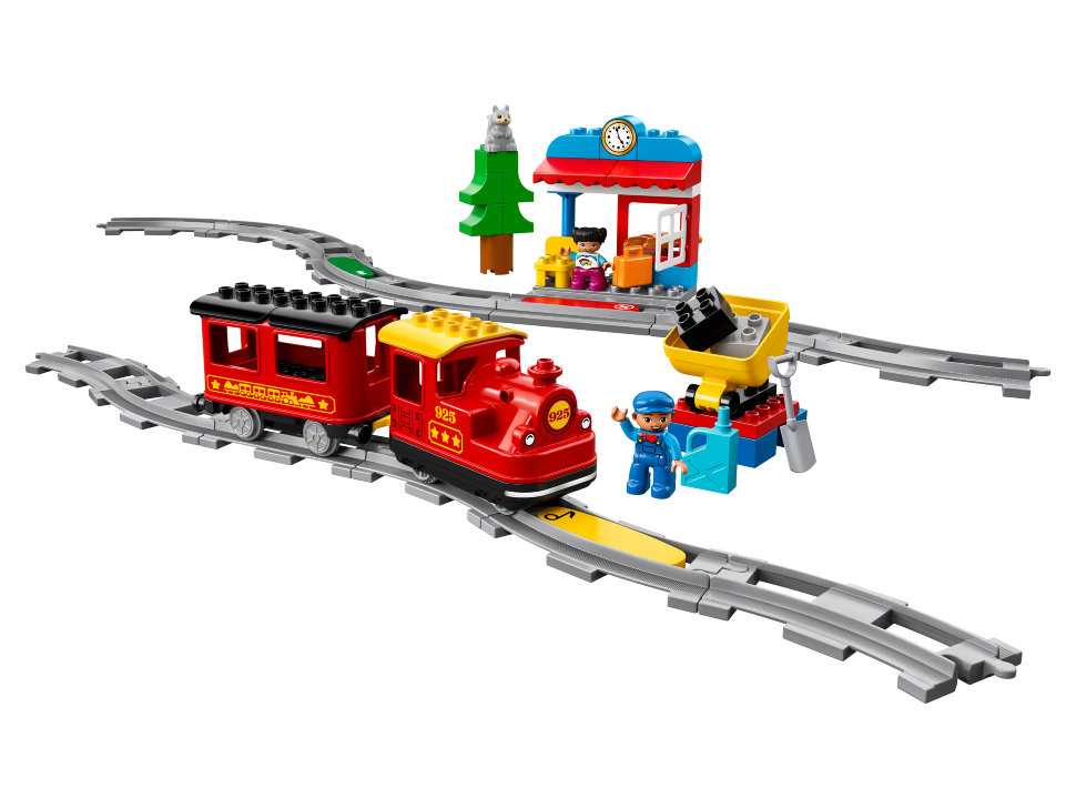 Конструктор Lego Duplo: поезд на паровой тяге (10874)