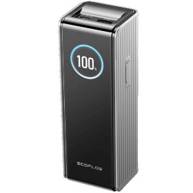 Повербанк EcoFlow RAPID Pro сріблястий (25000 мА·год, 170 Вт) (EF-RAPID25K140W-S-EU)