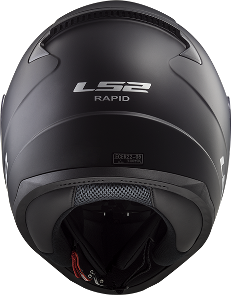 Мотошлем LS2 FF353 Rapid Single Mono Gloss Black