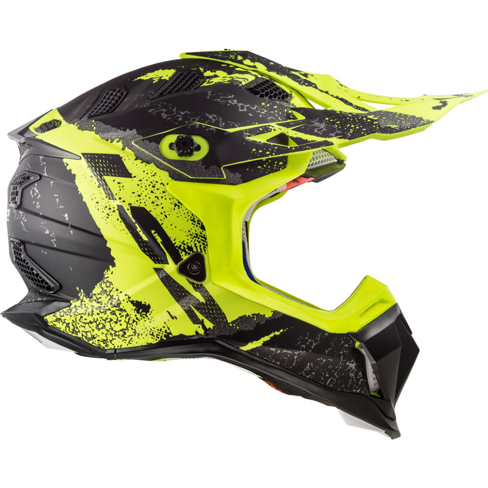 Мотошлем LS2 MX470 Subverter Claw Matt Black Hi Vis