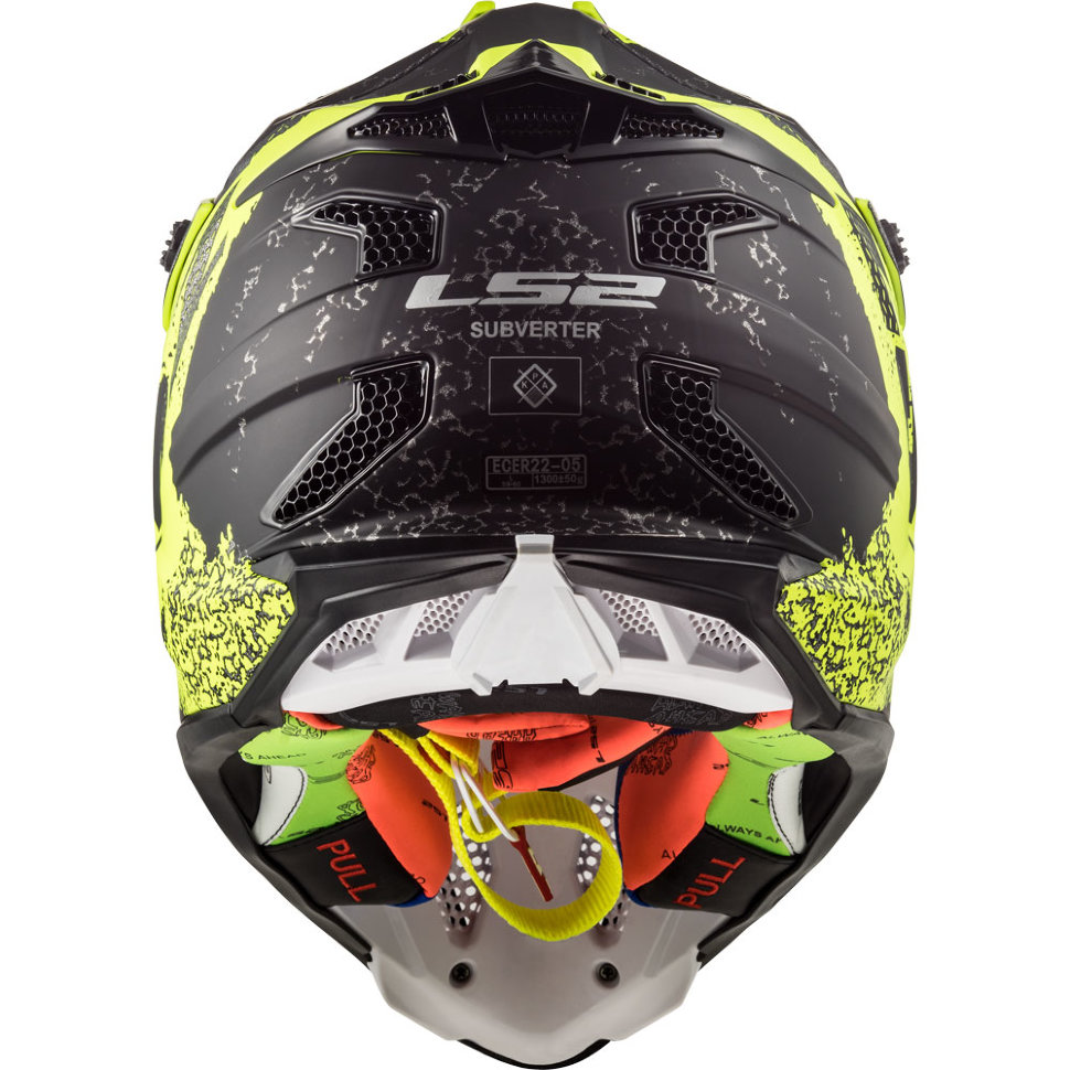 Мотошлем LS2 MX470 Subverter Claw Matt Black Hi Vis