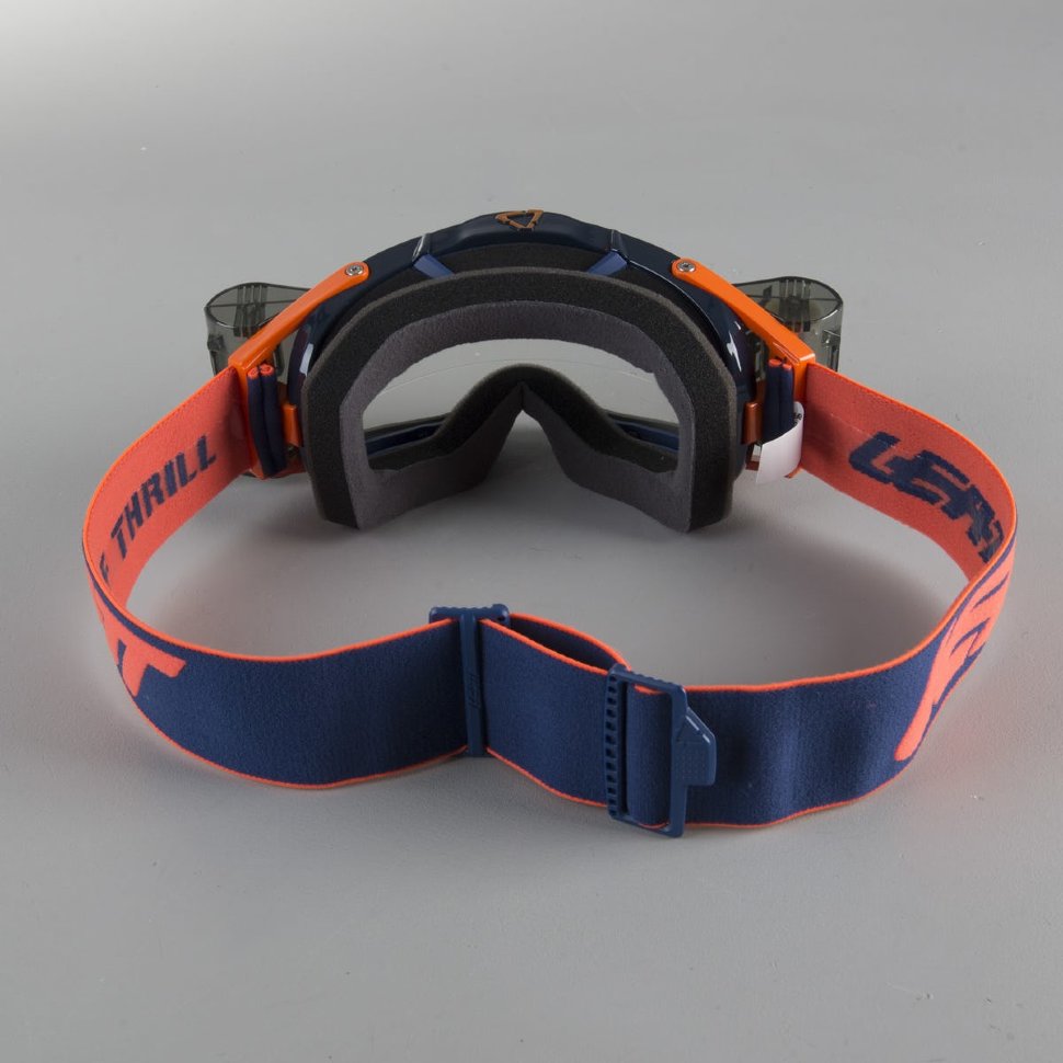 Мото очки Leatt Velocity 6.5 Roll-Off Inked/Orange Clear 83% (8019100050)