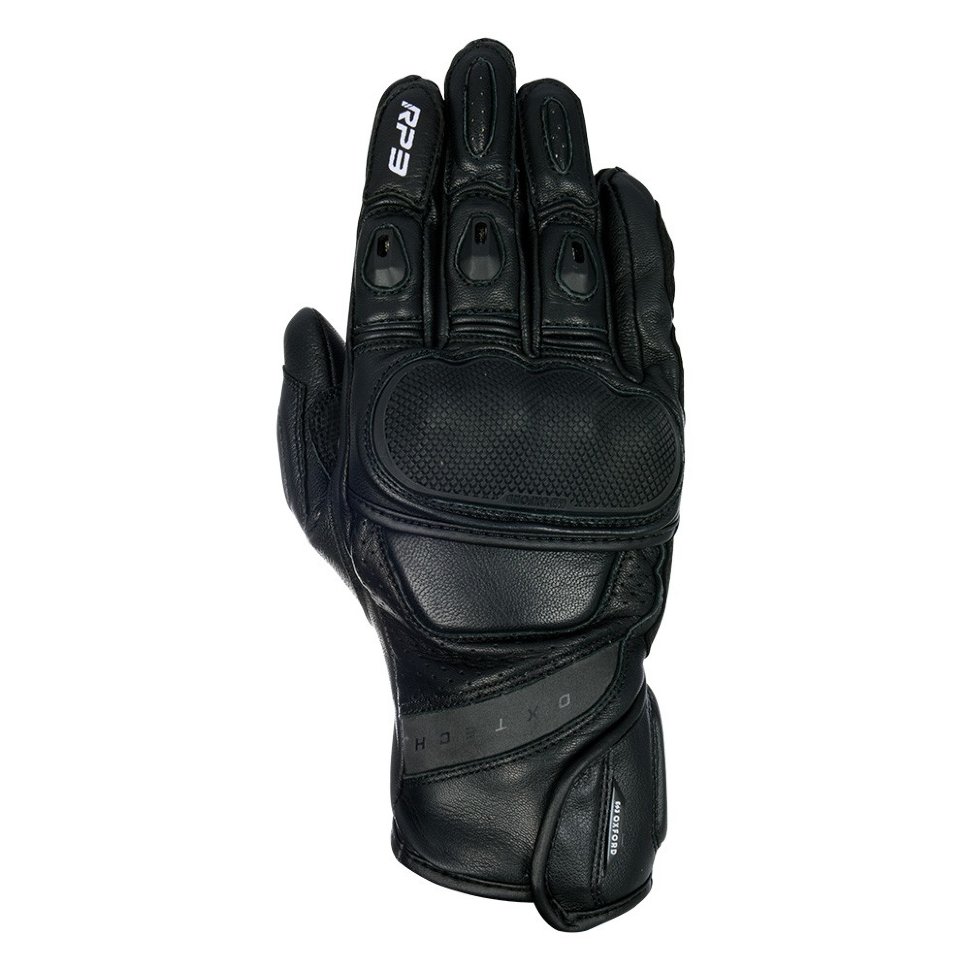 Мотоперчатки шкіряні Oxford RP-3 2.0 MS Short Sports Glove Stealth Black