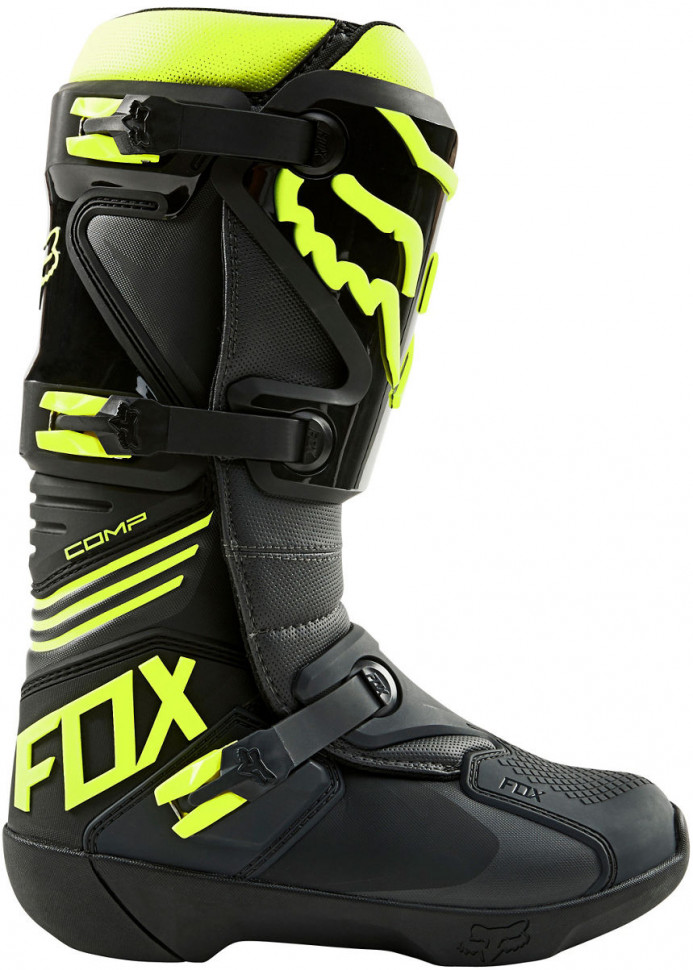 Мотоботы FOX Comp Boot Black/Yellow