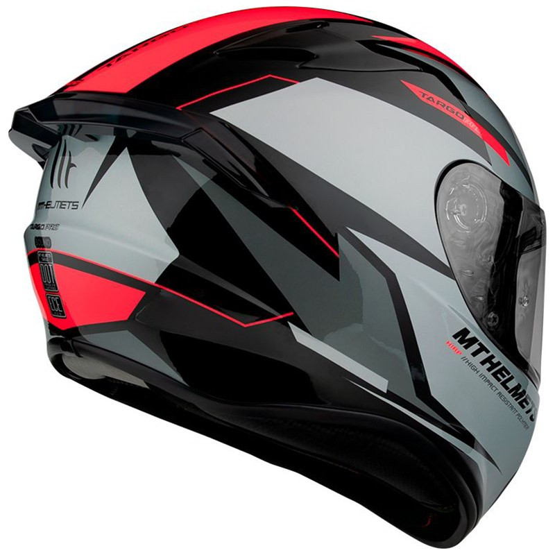 Мотошлем MT Helmets Targo Pro Sound Flou Red