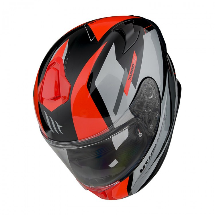 Мотошлем MT Helmets Targo Pro Sound Flou Red