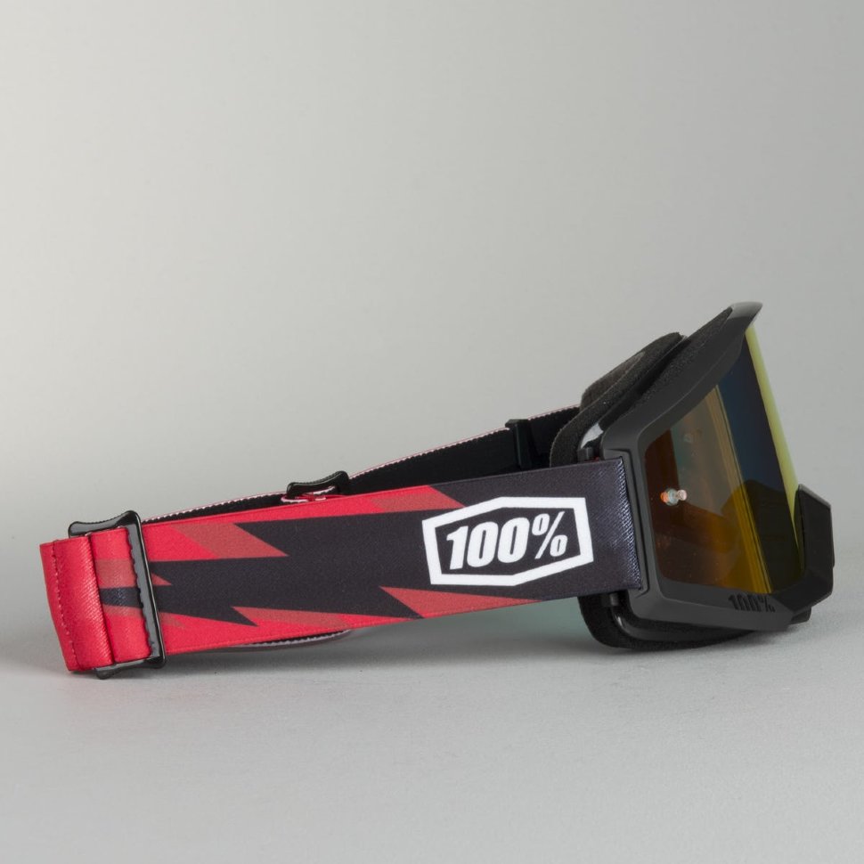 Мото очки 100% Strata Slash Mirror Lens Red (50410-076-02)