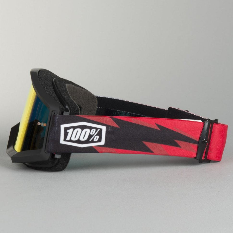 Мото очки 100% Strata Slash Mirror Lens Red (50410-076-02)