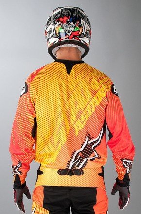 Джерси Alpinestars Charger Orange/Red/Yellow