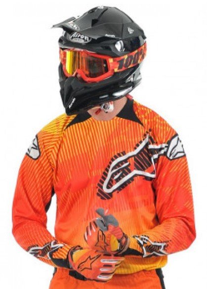 Джерси Alpinestars Charger Orange/Red/Yellow