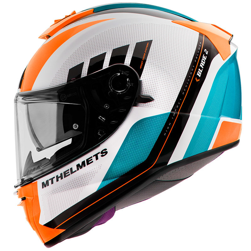Мотошлем MT Helmets Blade 2 SV Plus Gloss Pearl Fluor Orange