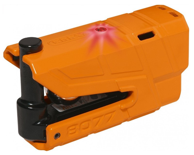 Мотозамок с сигнализацией ABUS 8077 Granit Detecto X-Plus Orange (43017)