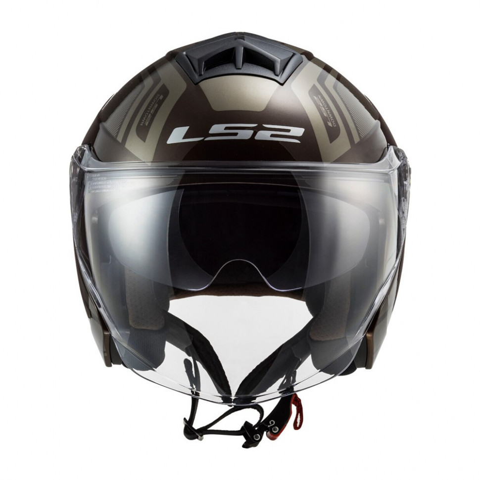 Мотошлем LS2 OF573 Twister II Flix Wood