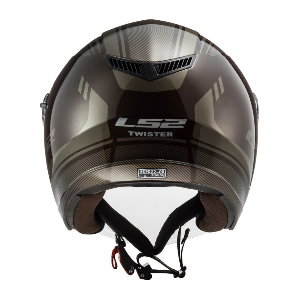 Мотошлем LS2 OF573 Twister II Flix Wood