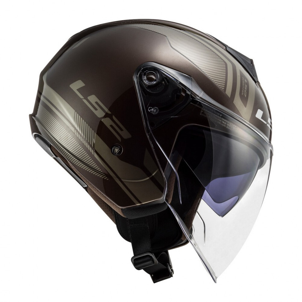 Мотошлем LS2 OF573 Twister II Flix Wood