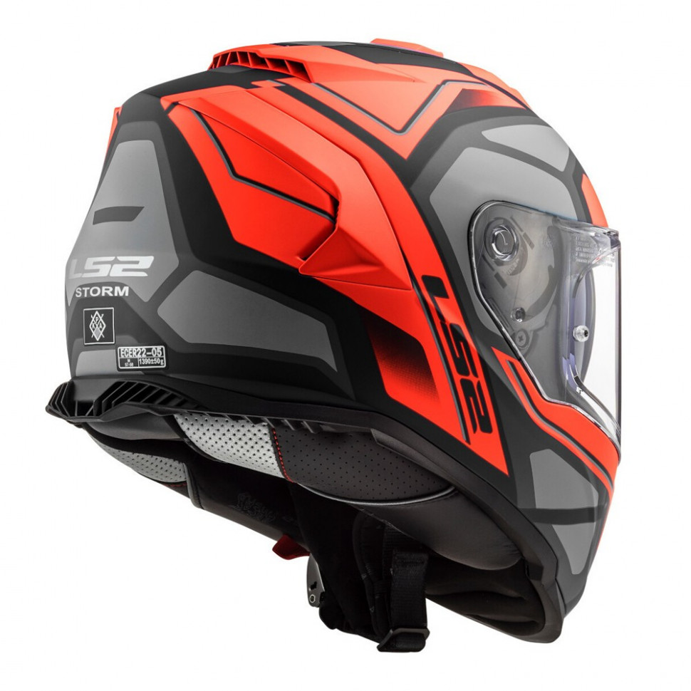 Мотошлем LS2 FF800 Storm Faster Matt Red Titanium