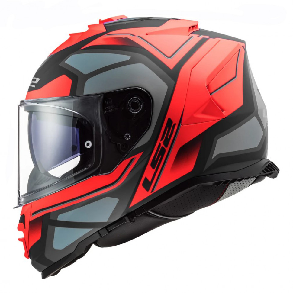 Мотошлем LS2 FF800 Storm Faster Matt Red Titanium