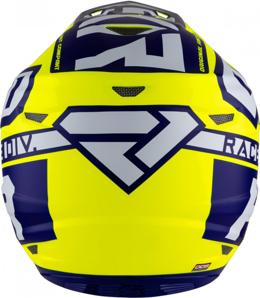 Мотошлем FXR 6D ATR-2 Race Div 21 Hi Vis/Navy