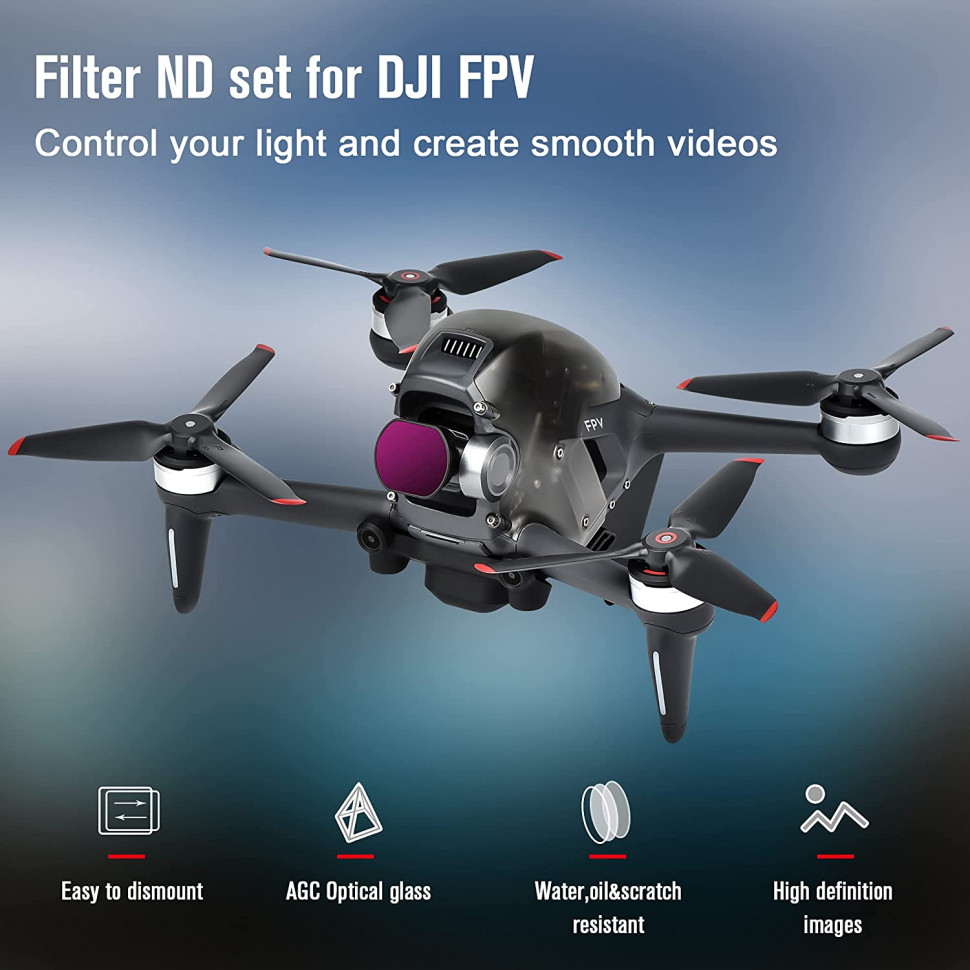 Набор фильтров StartRC ND8 16 32 64 для DJI FPV (1109155)