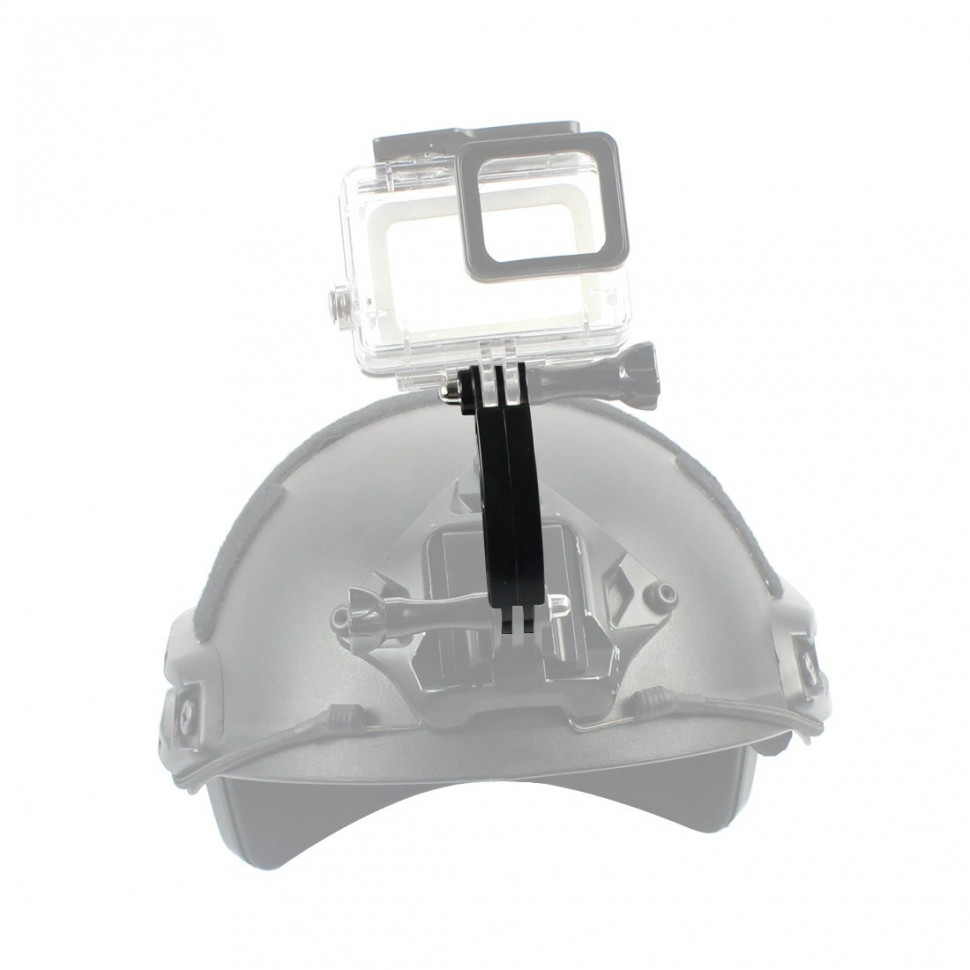 Кріплення-кронштейн на шолом MSCAM для екшн-камер GoPro, SJCAM, DJI, GitUp