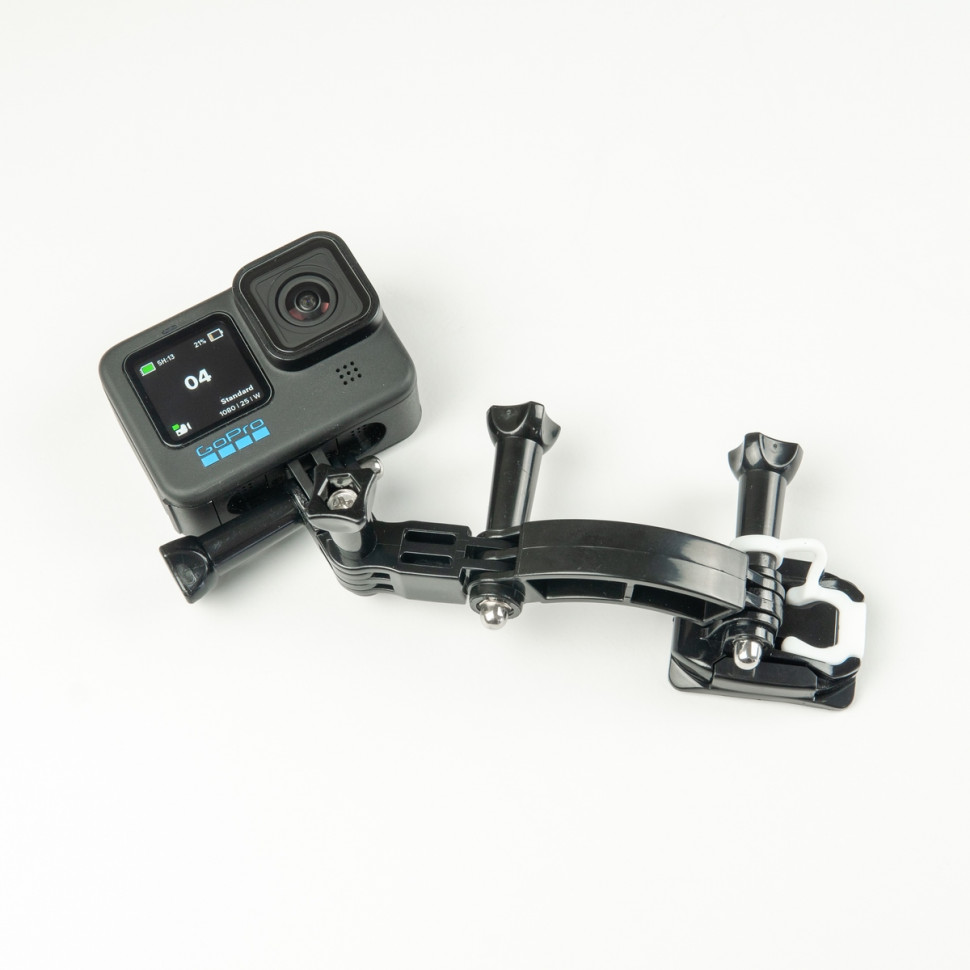 Кріплення-кронштейн на шолом MSCAM для екшн-камер GoPro, SJCAM, DJI, GitUp