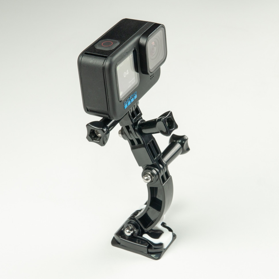 Кріплення-кронштейн на шолом MSCAM для екшн-камер GoPro, SJCAM, DJI, GitUp