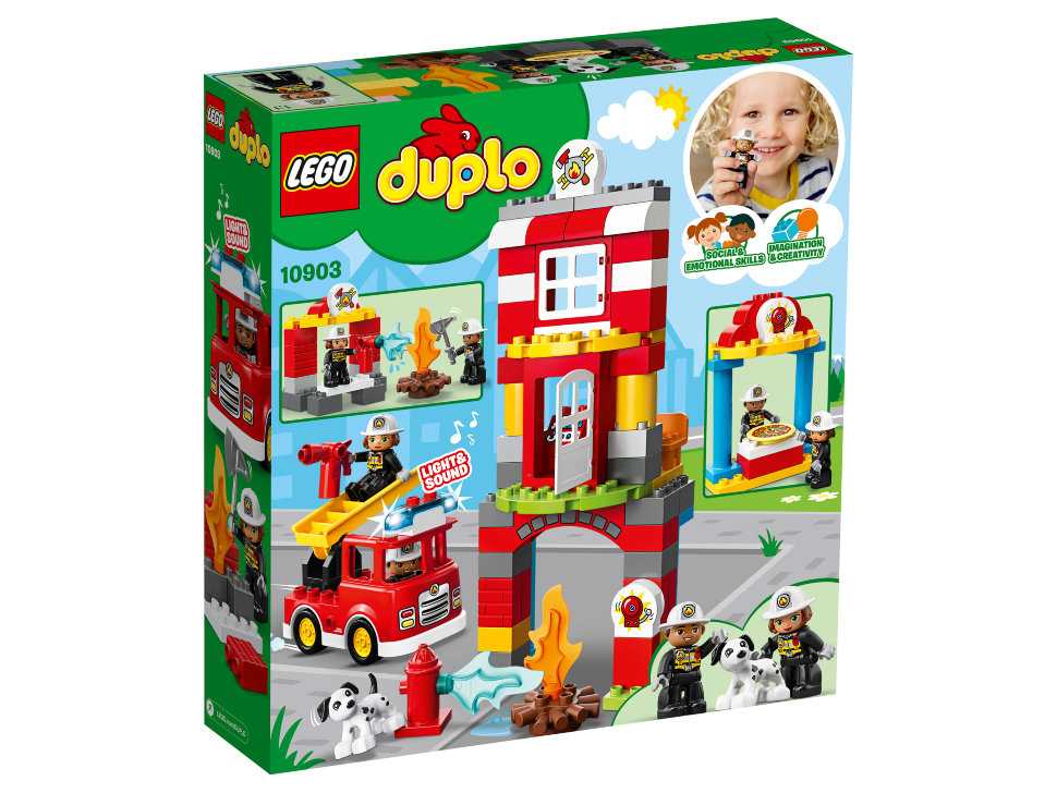 Конструктор Lego Duplo: пожарное депо (10903)