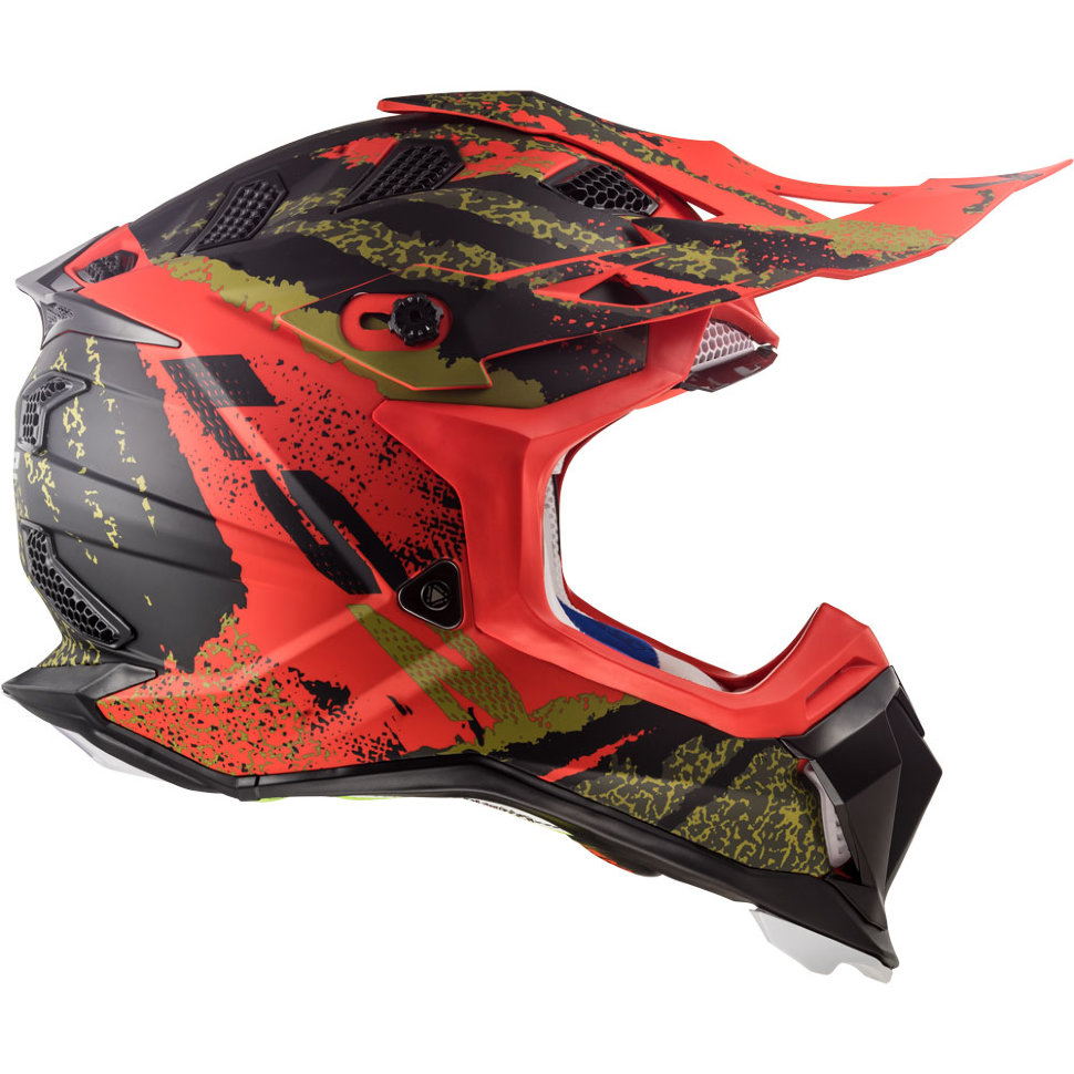 Мотошлем LS2 MX470 Subverter Claw Matt Black/Red