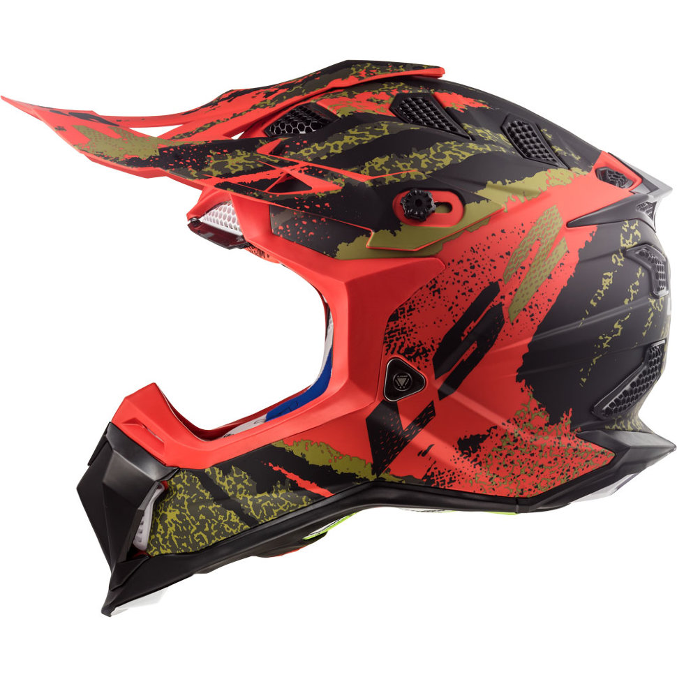 Мотошлем LS2 MX470 Subverter Claw Matt Black/Red