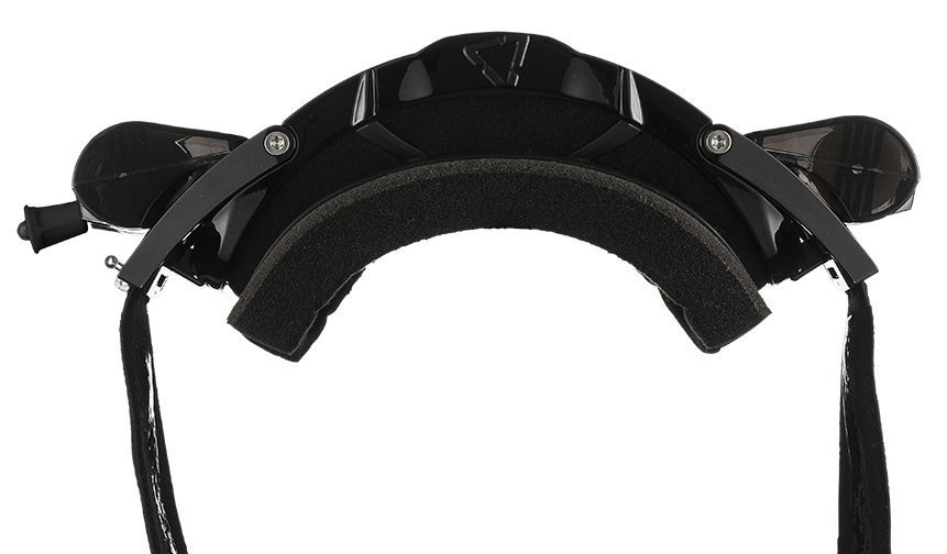 Мото очки Leatt Velocity 6.5 Roll-Off Black/Grey Yellow 65% (8019100051)