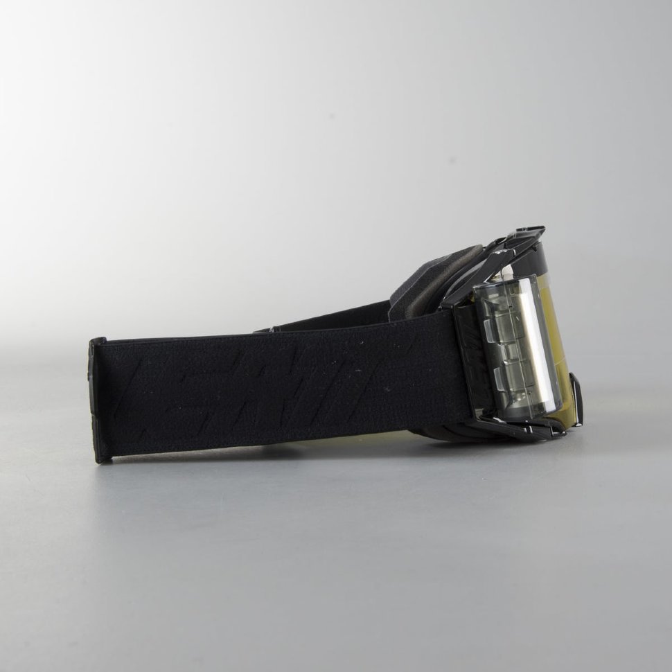 Мото очки Leatt Velocity 6.5 Roll-Off Black/Grey Yellow 65% (8019100051)