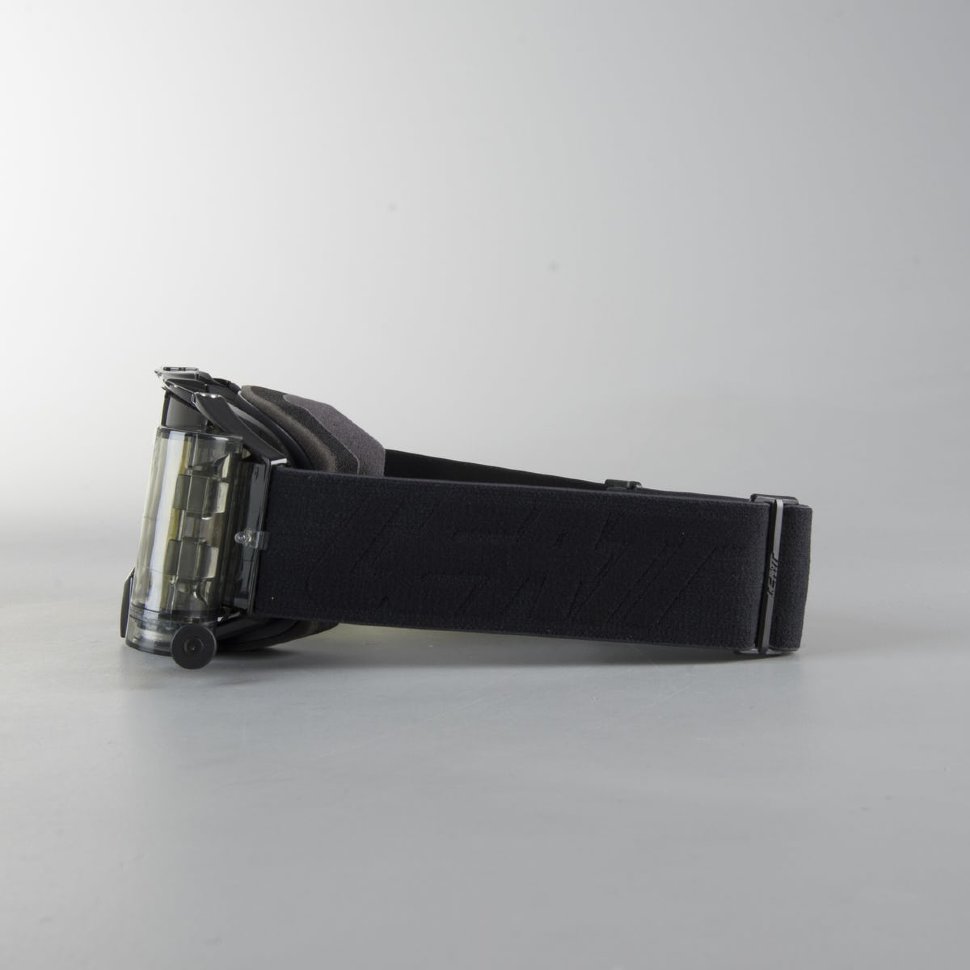 Мото очки Leatt Velocity 6.5 Roll-Off Black/Grey Yellow 65% (8019100051)