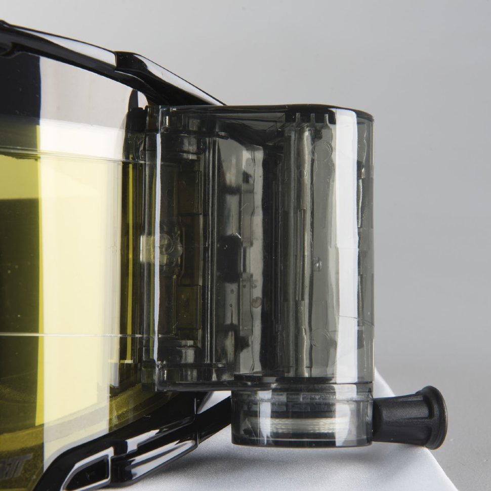 Мото очки Leatt Velocity 6.5 Roll-Off Black/Grey Yellow 65% (8019100051)