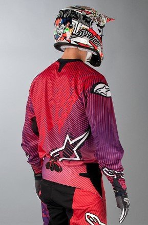 Джерси Alpinestars Charger Red/Purple