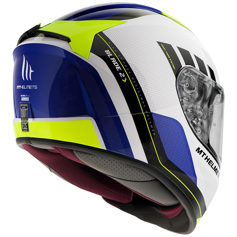 Мотошлем MT Helmets Blade 2 SV Plus Gloss Pearl Fluor Yellow
