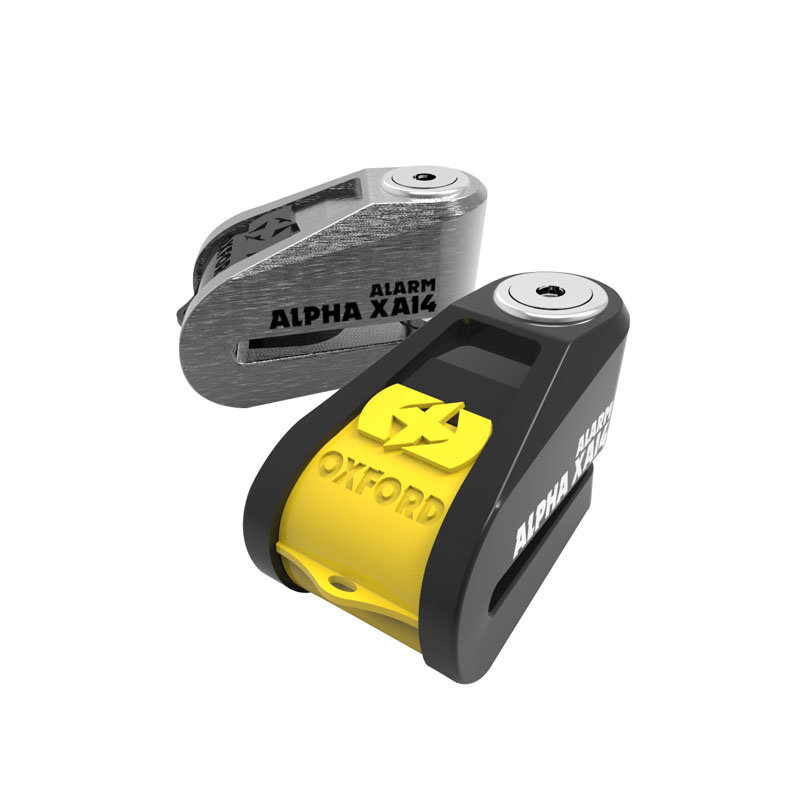 Замок с сигнализацией Oxford Alpha XA14 Alarm 14mm pin (LK277)