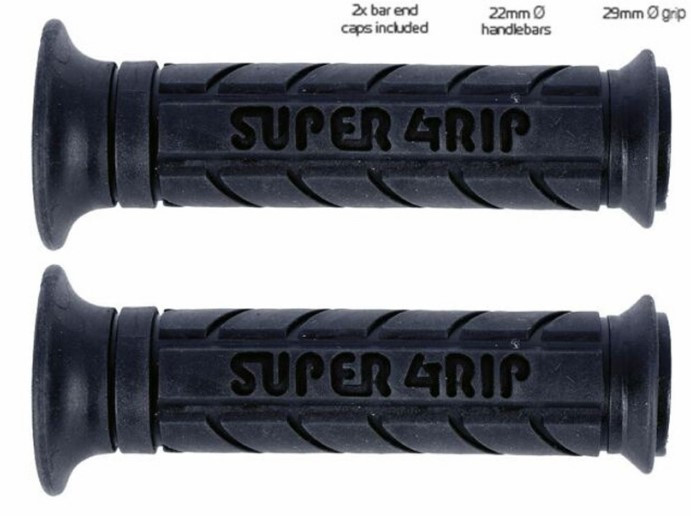 Мотогрипсы Oxford Super Grip 135 mm Black (OX601)	