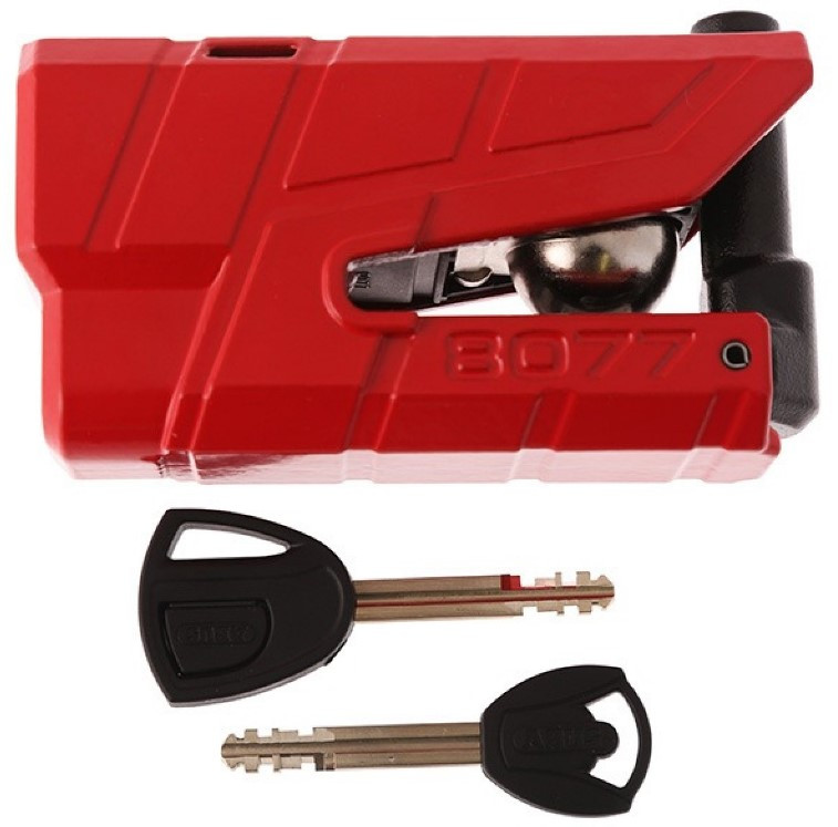 Мотозамок с сигнализацией ABUS 8077 Granit Detecto X-Plus Red (704406)