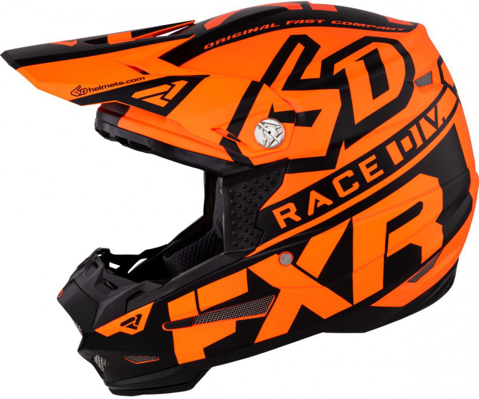 Мотошлем FXR 6D ATR-2 Race Div 21 Orange